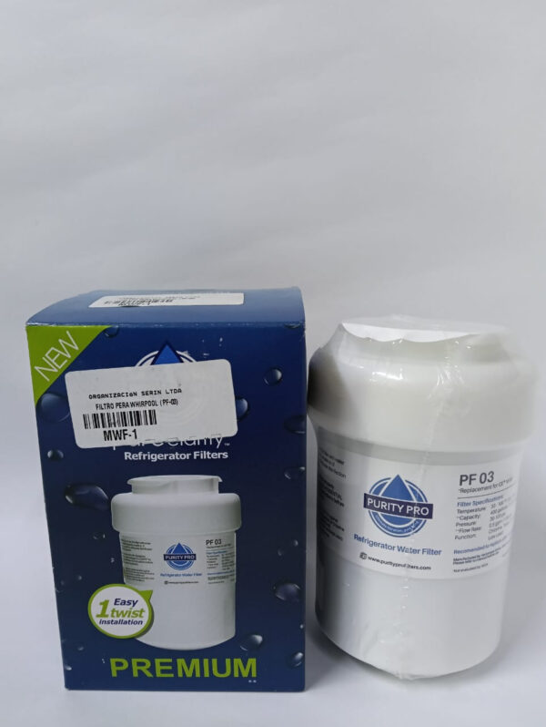FILTRO DE AGUA PERA  GENERAL ELECTRIC MWF-1